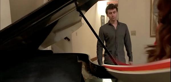  Piano teacher ties and fucks student